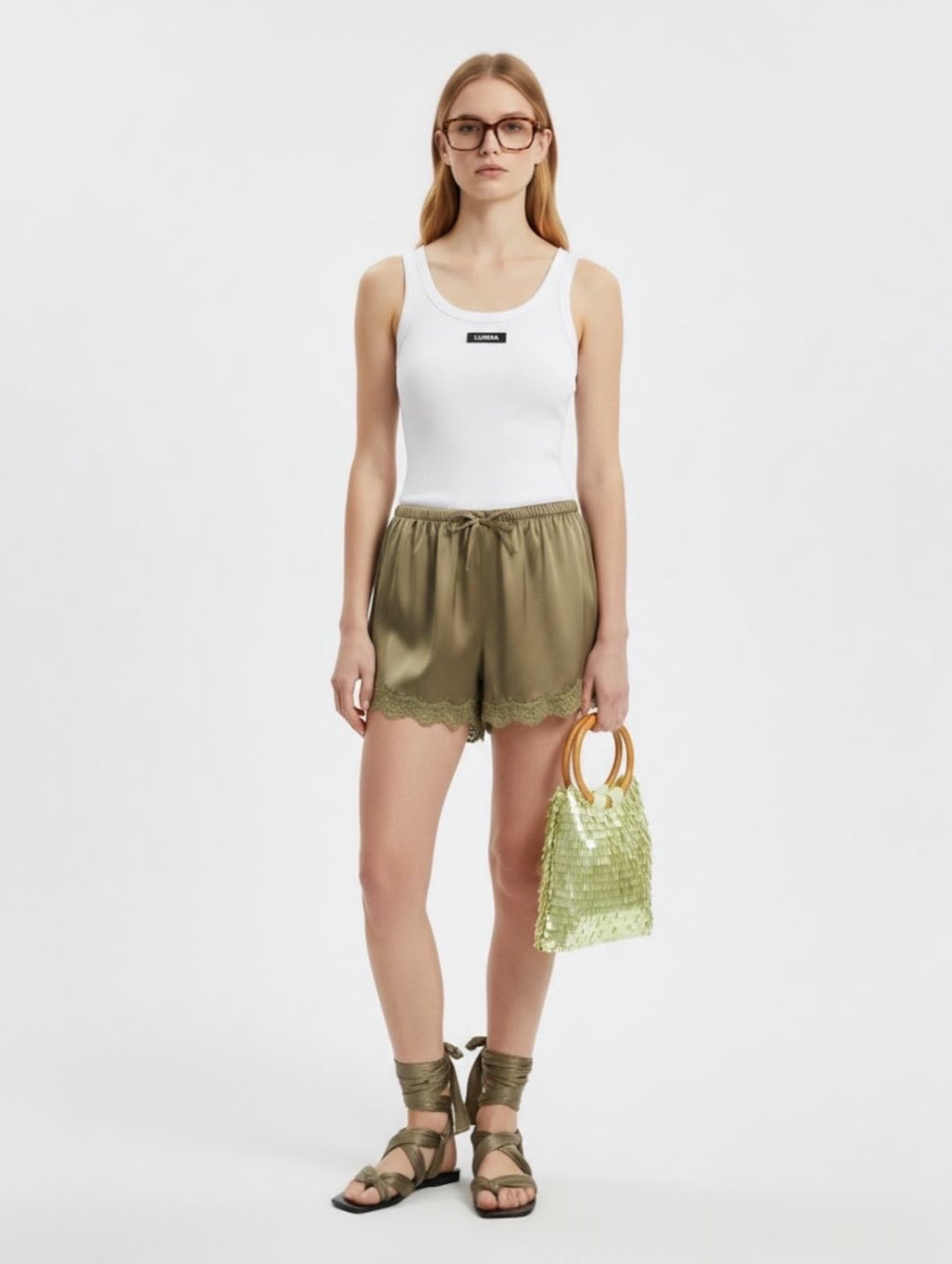 Shorts Satin Lumina
