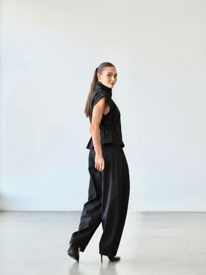 Coordinato Vogue Nero — Gilet e Pantalone